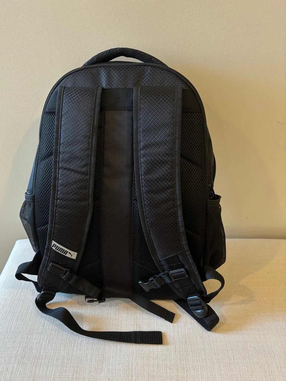 Brand new without tag Puma Black Backpack with White Logo